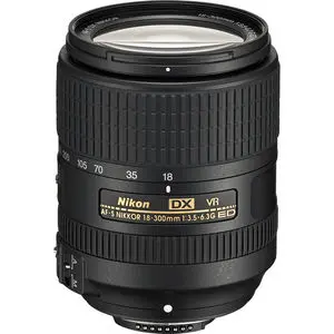 Nikon AF-S DX Nikkor 18-300mm F3.5-6.3G ED VR for D5300, D7100, D90 +