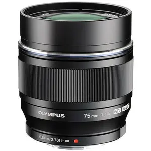 1. Olympus M.ZUIKO DIGITAL ED 75mm F1.8 (Black) Lens thumbnail