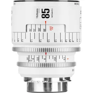 7Artisans 85mm T2.1 INFINTE (EF Mount) White