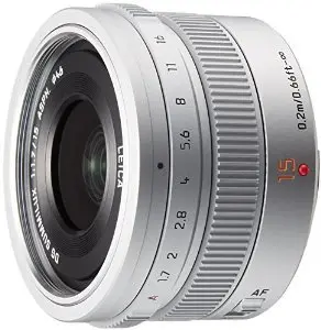 Panasonic LEICA DG SUMMILUX 15mm/F1.7 ASPH(Silver) Lens