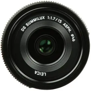 5. Panasonic LEICA DG SUMMILUX 15mm/F1.7 ASPH (Black) Lens thumbnail