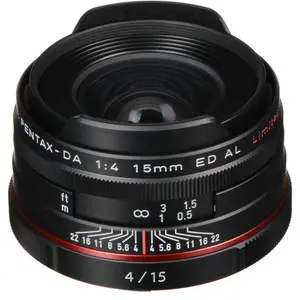 Pentax SMC PENTAX-DA 15mm F4 ED AL Limted Lens