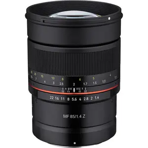 1. Samyang MF 85mm F1.4 Z (Nikon Z) Lens thumbnail